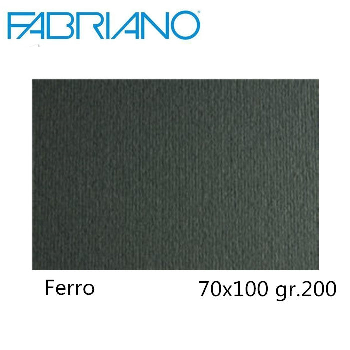 CARTONCINO COLORE GR.200 70X100 FERRO