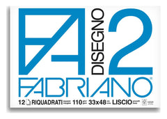 BLOCCO FABRIANO 1534 - F2 33X48 FG.12 SQUADRATO