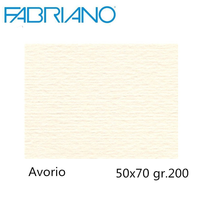 CARTONCINO COLORE GR.200 50X70 AVORIO