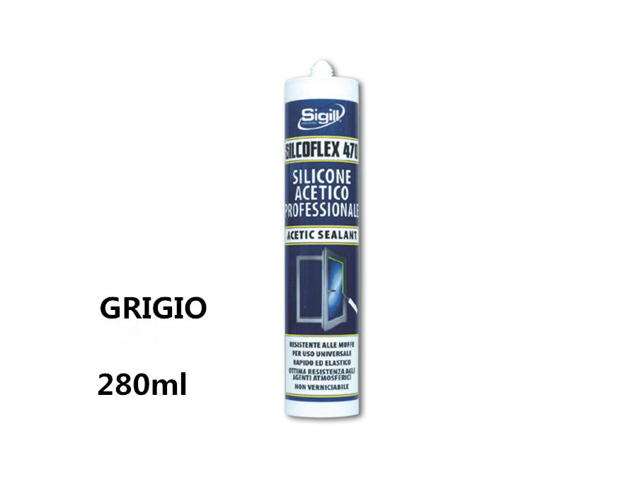SILCOFLEX 470 GRIGIO ACETICO CARTUCCIA DA 280ML