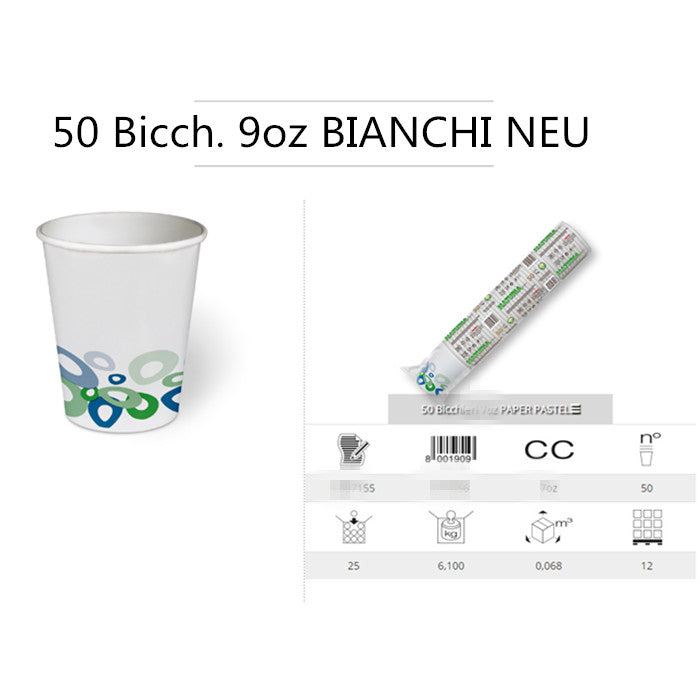 50 Bicch. 9oz BIANCHI NEU 20CF
