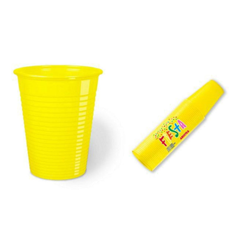 50 BICCHIERI 200CC GIALLO