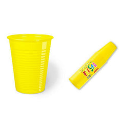 50 BICCHIERI 200CC GIALLO