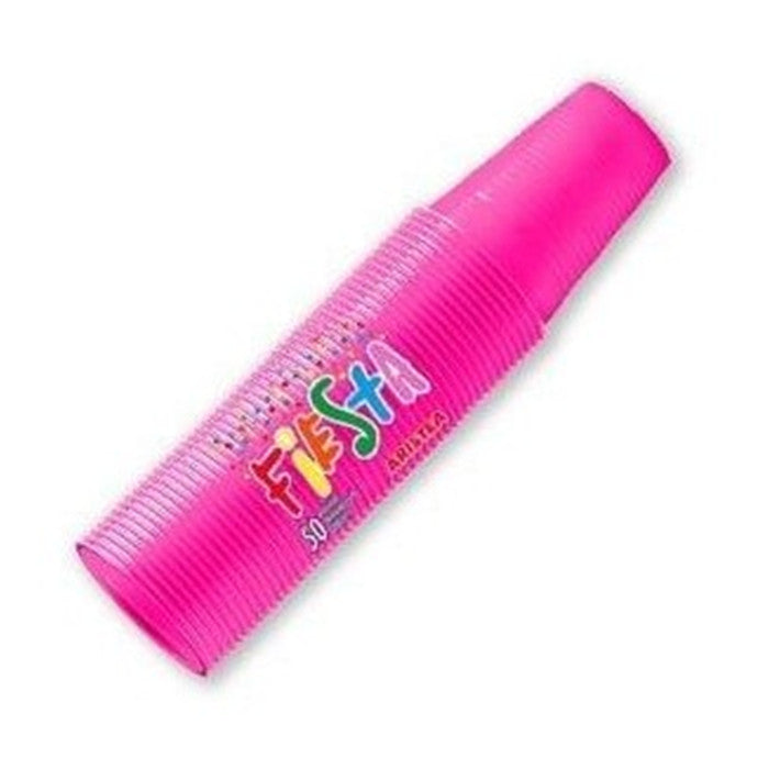 50 BICCHIERI 200CC FIESTA  FUCSIA 30/CT