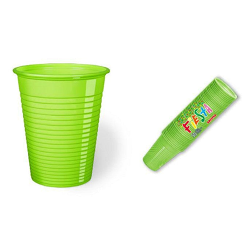 50 BICCHIERI 200CC VERDE MELA 30/CT 218359