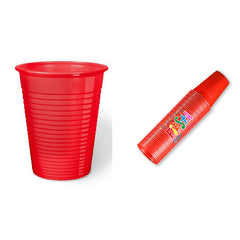 50 BICCHIERI 200CC FST ROSSO 30/CT 218360