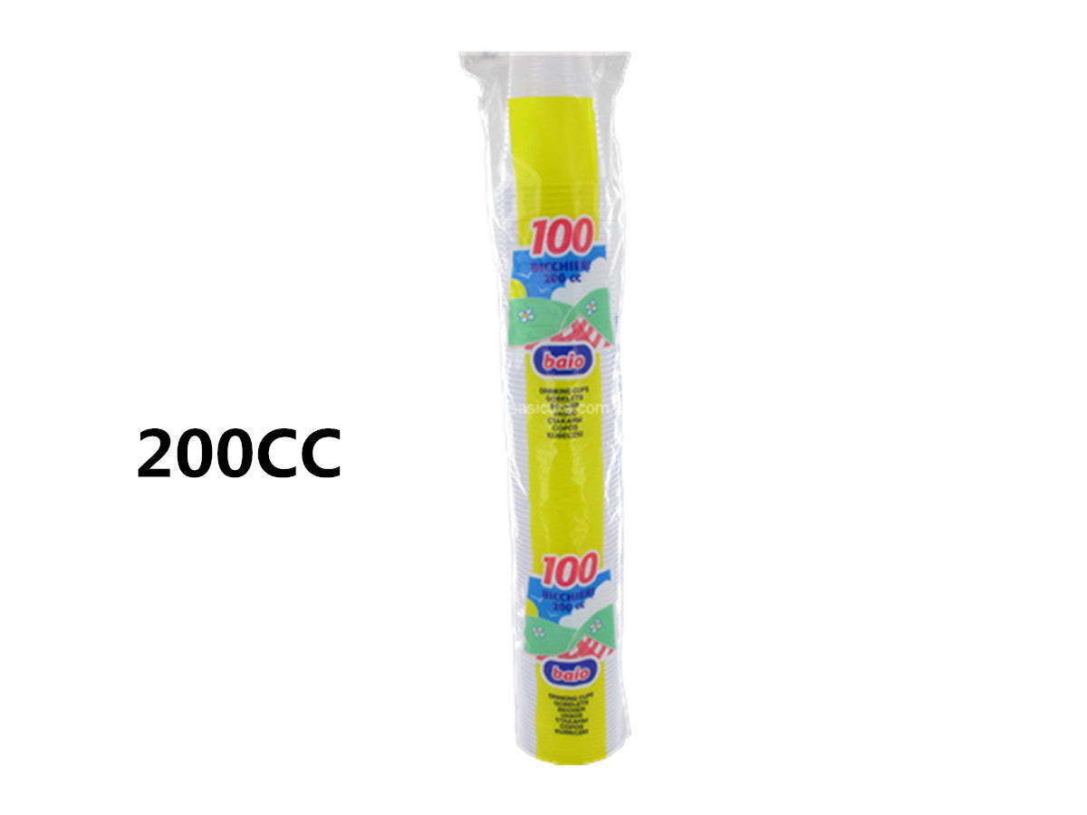 100 BICCHIERI 200CC BIA BAIO 30CF/CT 218536