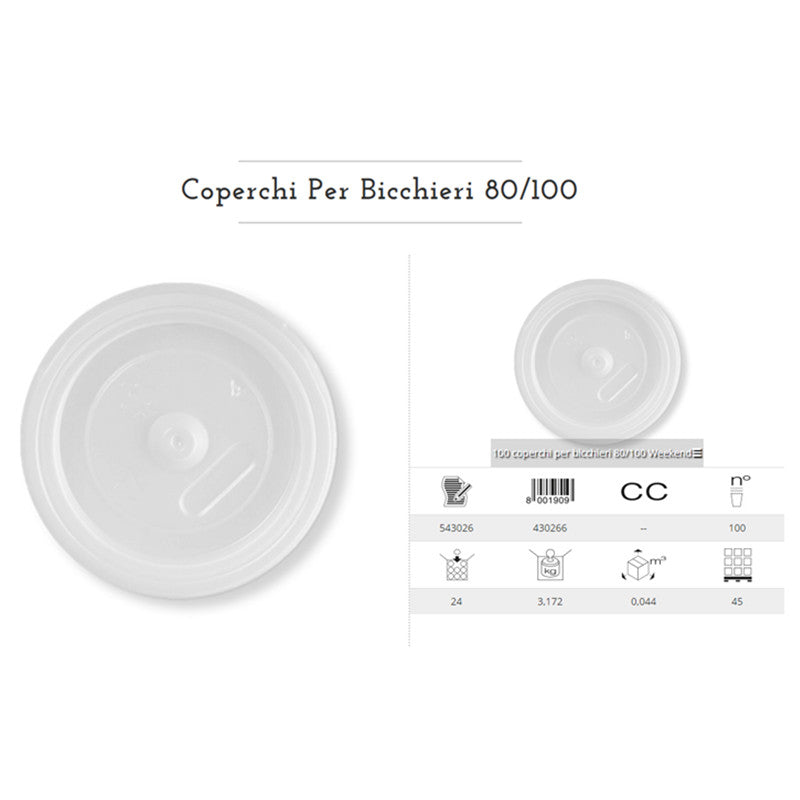 100 COPERCHIO PS bia B.3oz PAPER 30CF