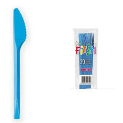 20 COLTELLI AZZURRO FST 24/CT