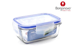 CONTENITORE IN VETRO 14X10CM RETT W/ COP