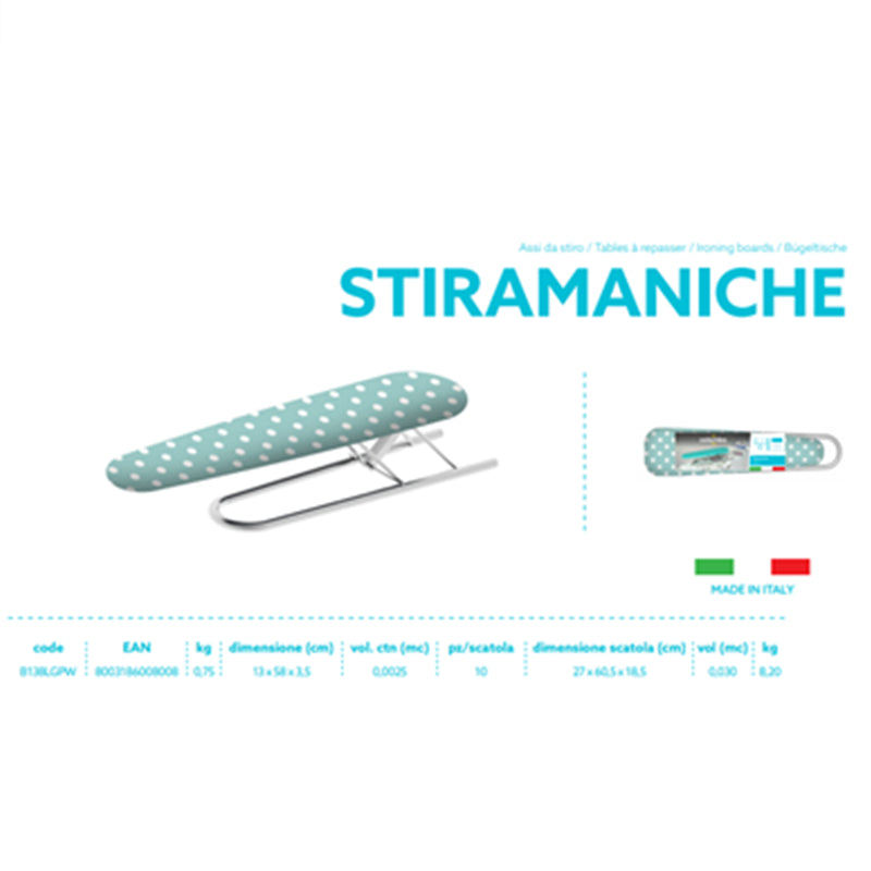 STIRAMANICHE 53X13 CM PIEGHEVOLE