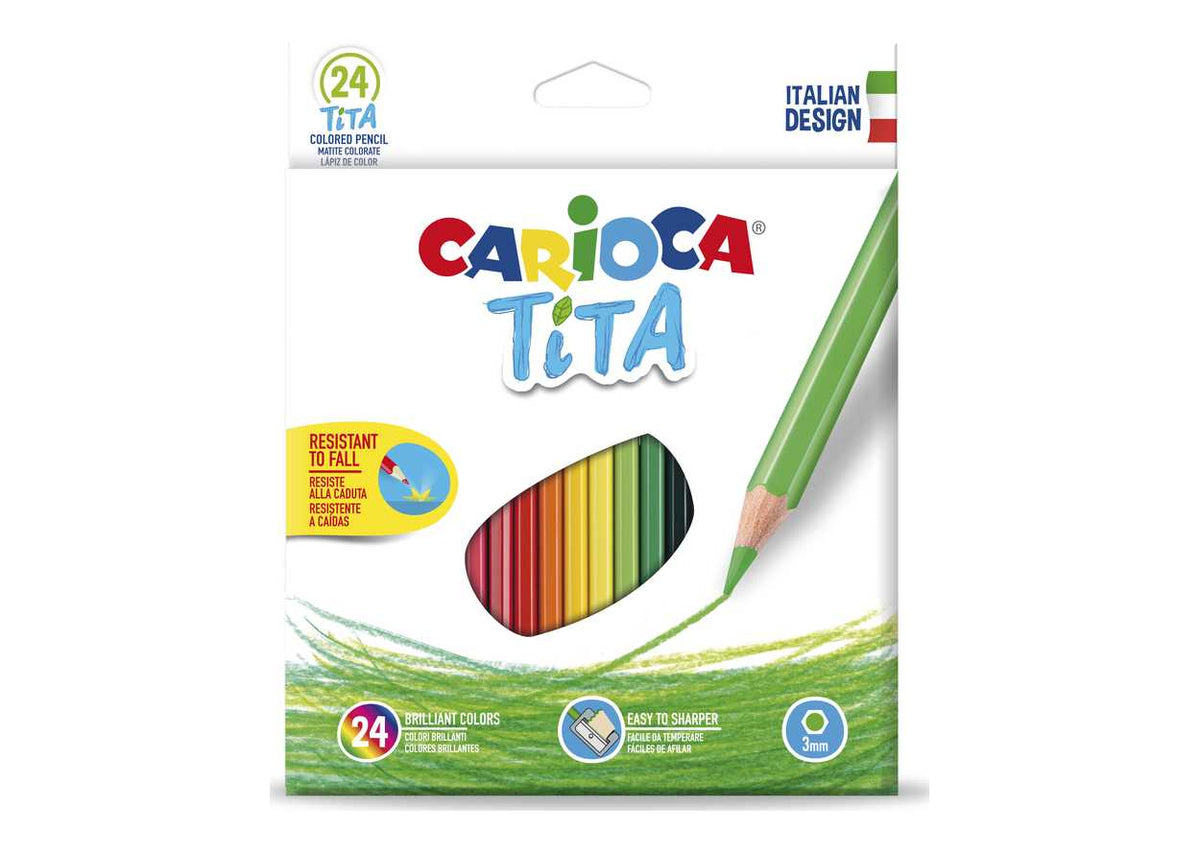 CARIOCA PASTELLO TITA SCATOLA 24 COLORI