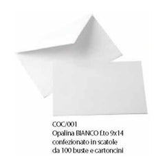 OPALINA 9X14CM 100PZ BIANCO
