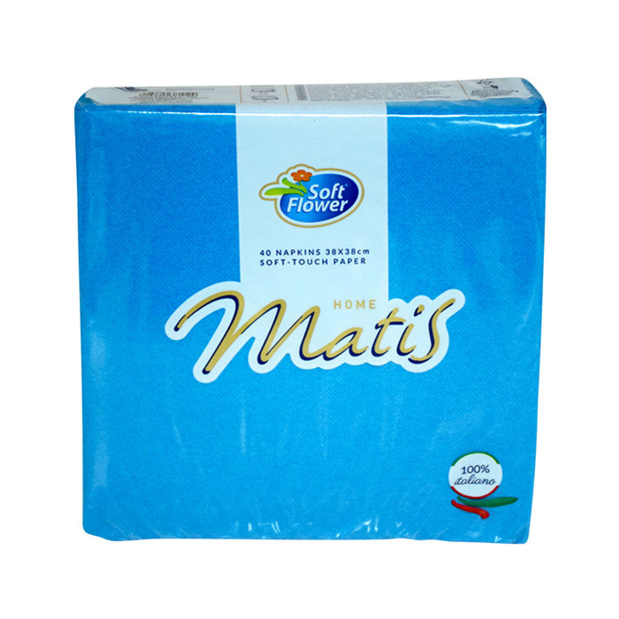 TOVAGLIOLI 2V 33*33 30PZ MATIS TURCHESE