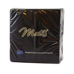 TOVAGLIOLI MATIS 38X38 40PZ  NERO 36/CT
