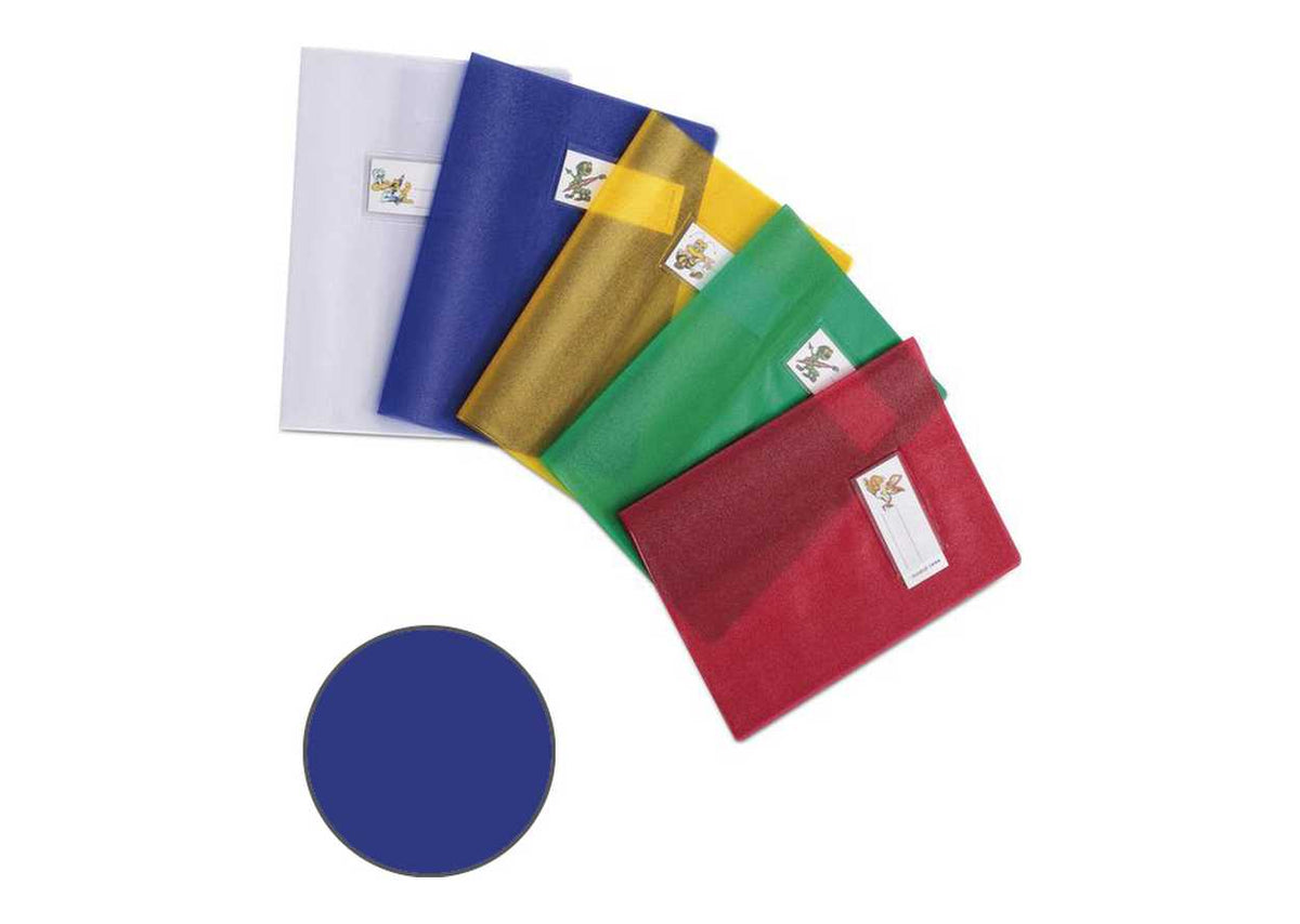 COPRIQUADERNO ALETTE EMISILK (C-6) ETICHETTA BLU