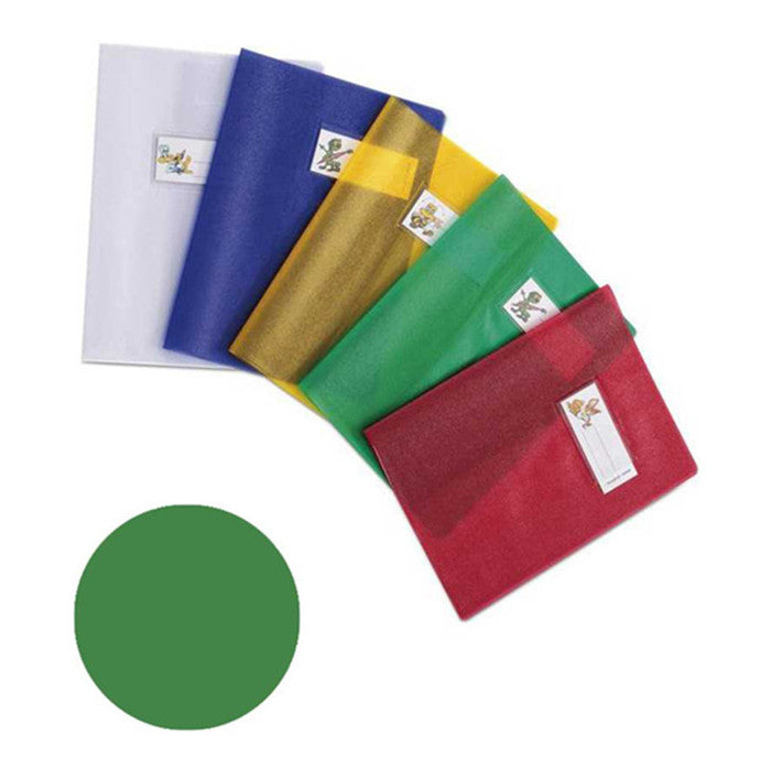 COPRIQUADERNO ALETTE EMISILK (C-6) ETICHETTA VERDE