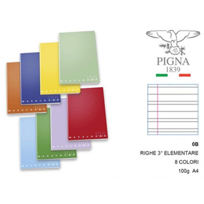 PIGNA QUADERNI MAXI MONOCROMO 38FF/SH 0B