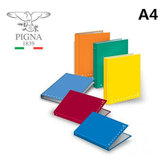 PIGNA CART. AD ANELLI A4 MONOCROMO 4 ANELLI