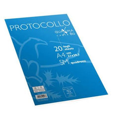 PIGNA PROTOCOLLO 5MM A4 20FF.GR.80