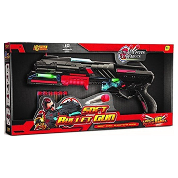 FUCILE SOFT BULLE GUN CON LUCI