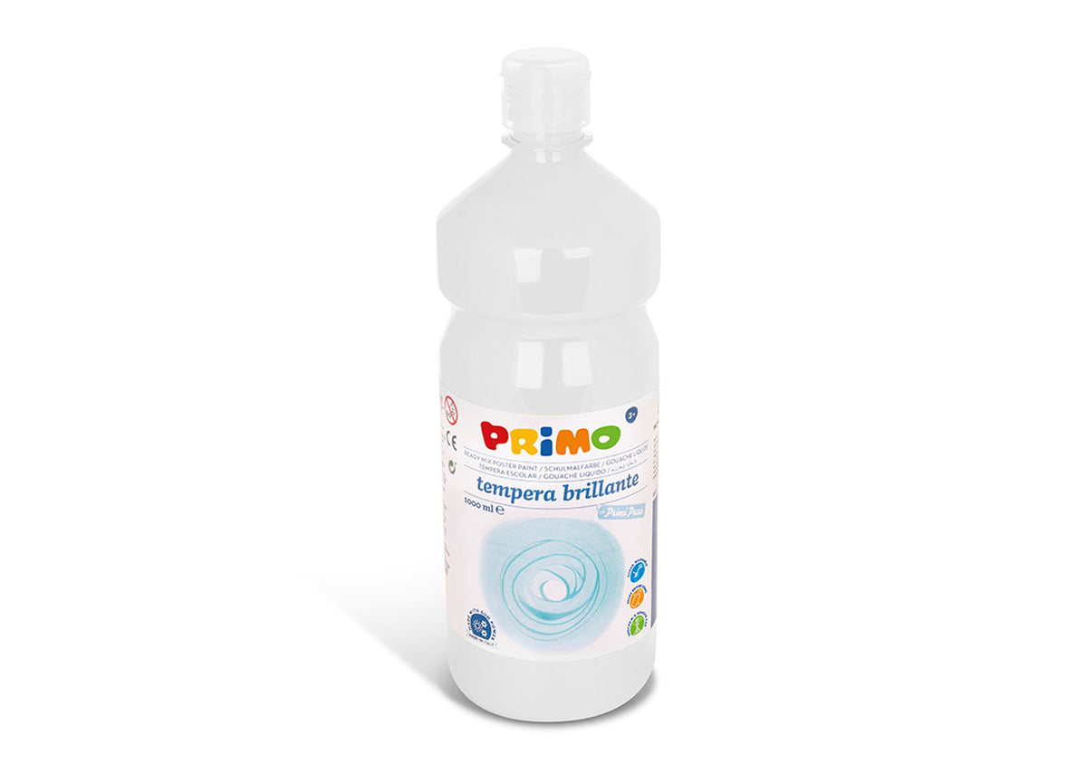 PRIMO FLACONE TEMPERA  BRILLANTE ML.1000  BIANCO 100