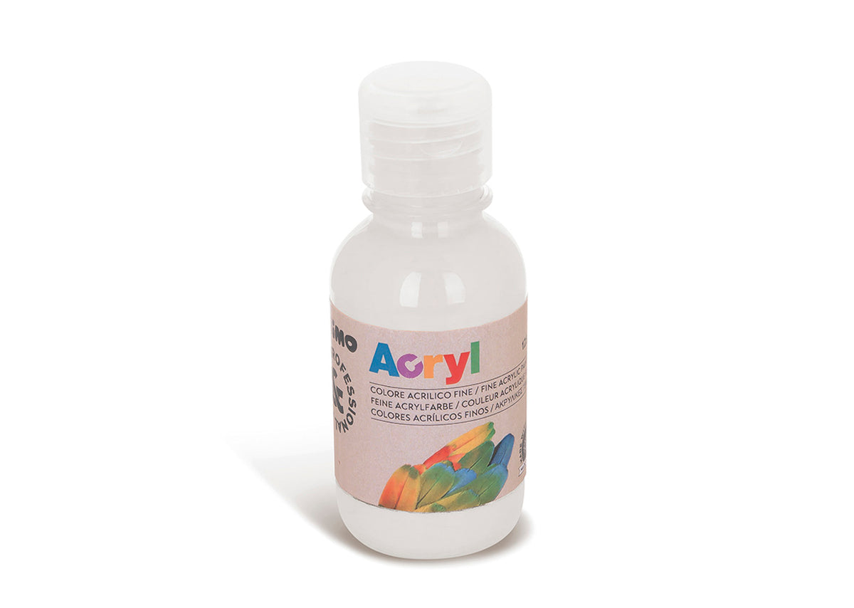 100 colore acrilico fine da 125 ml bianco