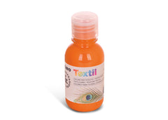 colore per tessuto da 125 ml, colore arancio 250