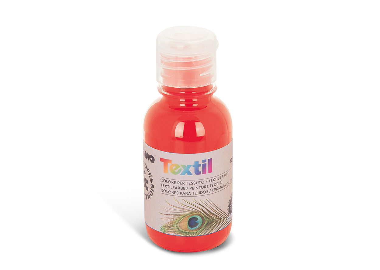colore per tessuto da 125 ml, colore vermiglione 3