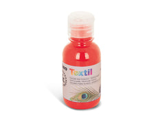 colore per tessuto da 125 ml, colore vermiglione 3