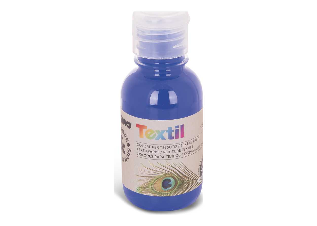 colore per tessuto da 125 ml, colore oltremare 500