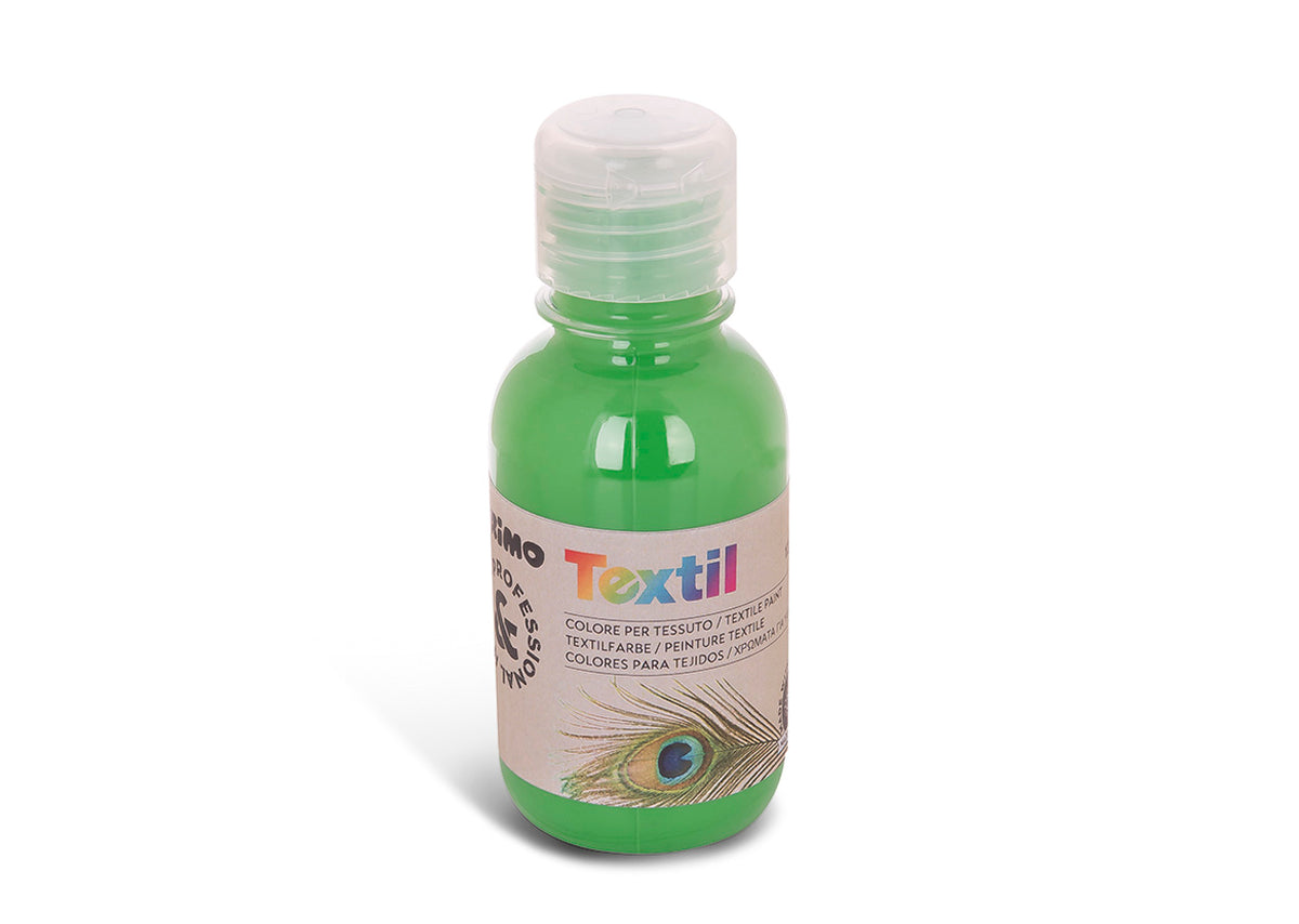 colore per tessuto da 125 ml, colore verde brillan
