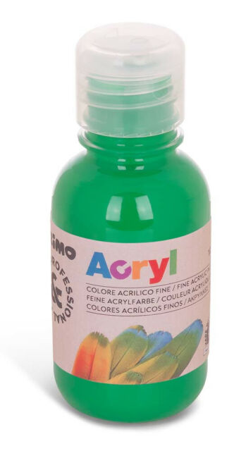 610 colore acrilico fine da 125 ml verde brillante