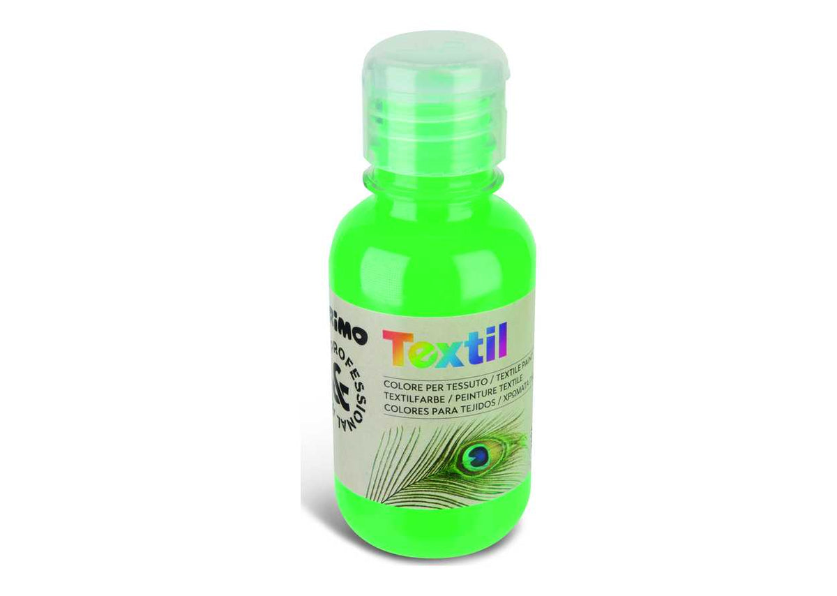 colore fluo per tessuto da 125 ml verde brillante