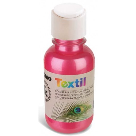 colore metallizzato per tessuto da 125 ml rosso 30