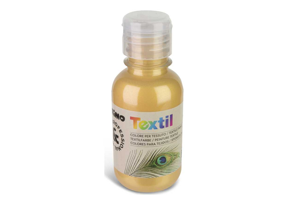 colore metallizzato per tessuto da 125 ml oro 920