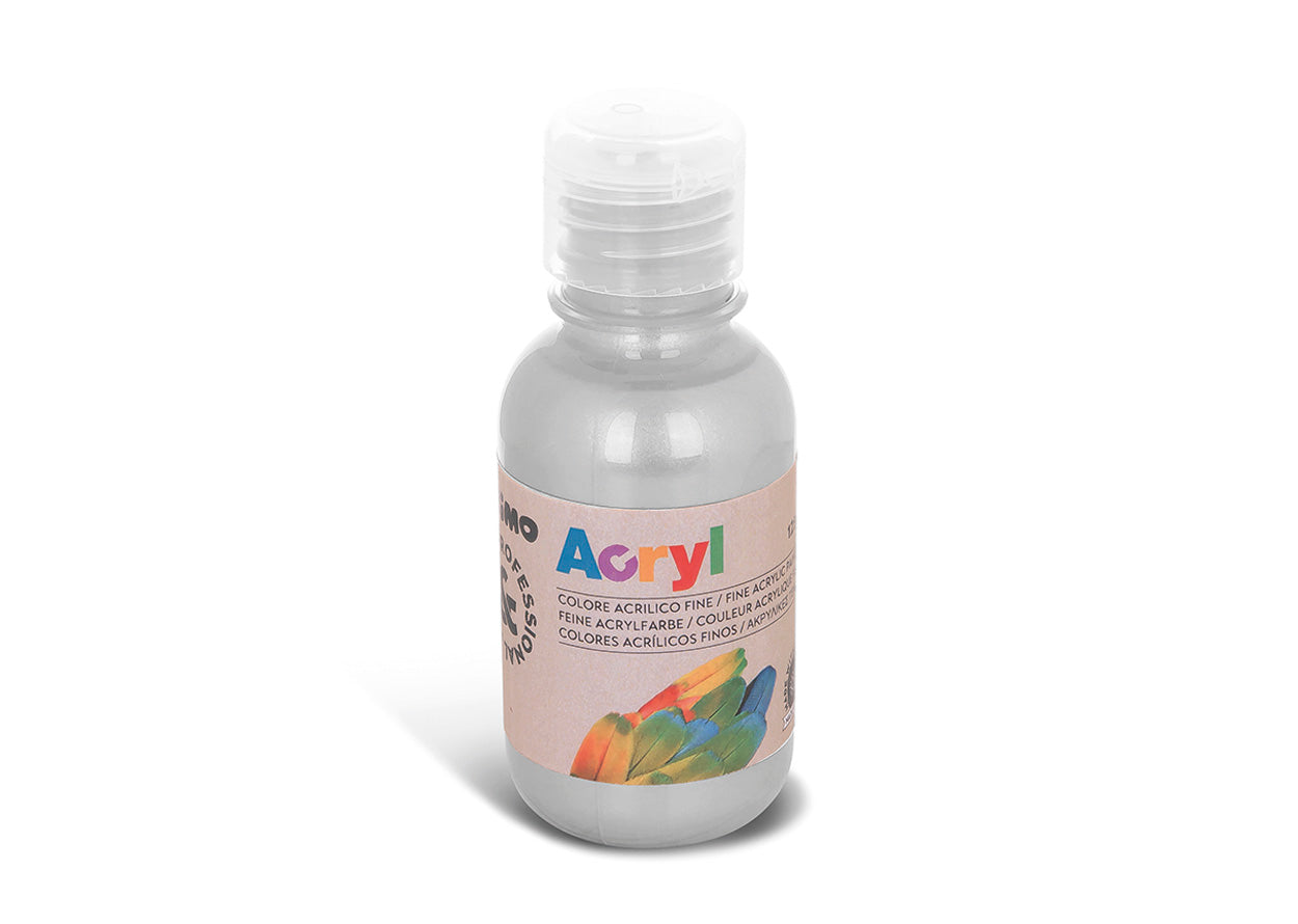 910 colore acrilico fine da 125 ml argento
