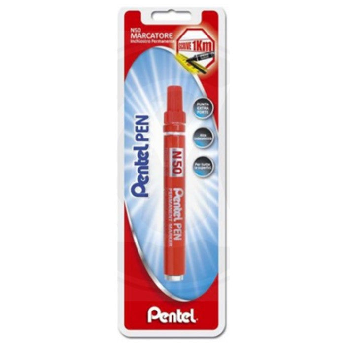 BL. PENNARELLO PENTEL N50 ROSSO PZ. 1
