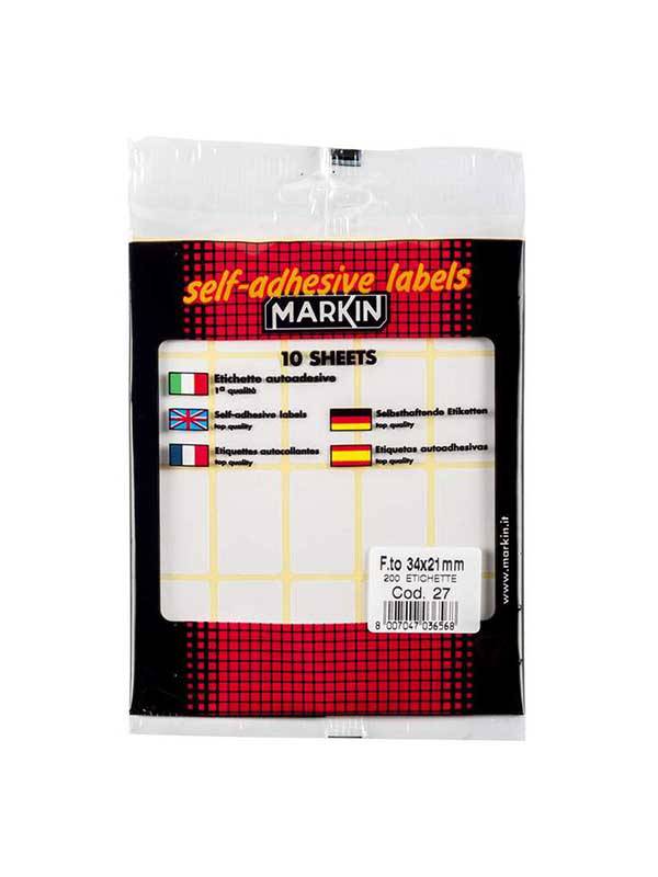 BL. MARKIN ETICHETTE FG.10 F.TO 34X21