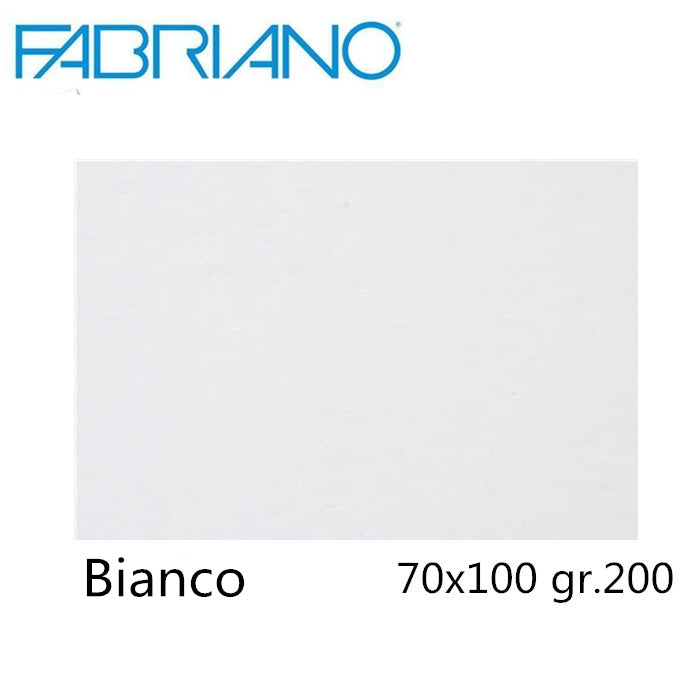 CARTONCINO BRISTOL GR.200 70X100 BIANCO 01