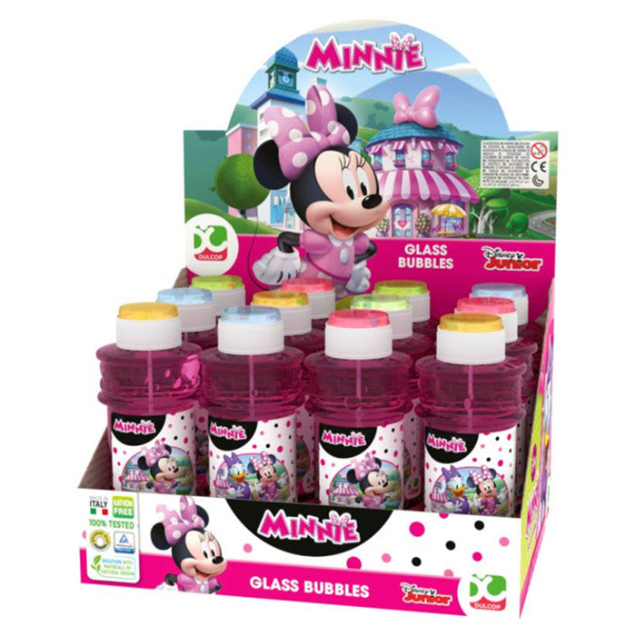 GLASS MINNIE BUBBLES 300ML 12/DISPLAY