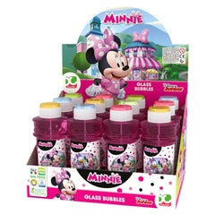 GLASS MINNIE BUBBLES 300ML 12/DISPLAY