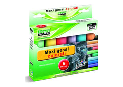 LEBEZ MAXI GESSI COLORATI 6PZ