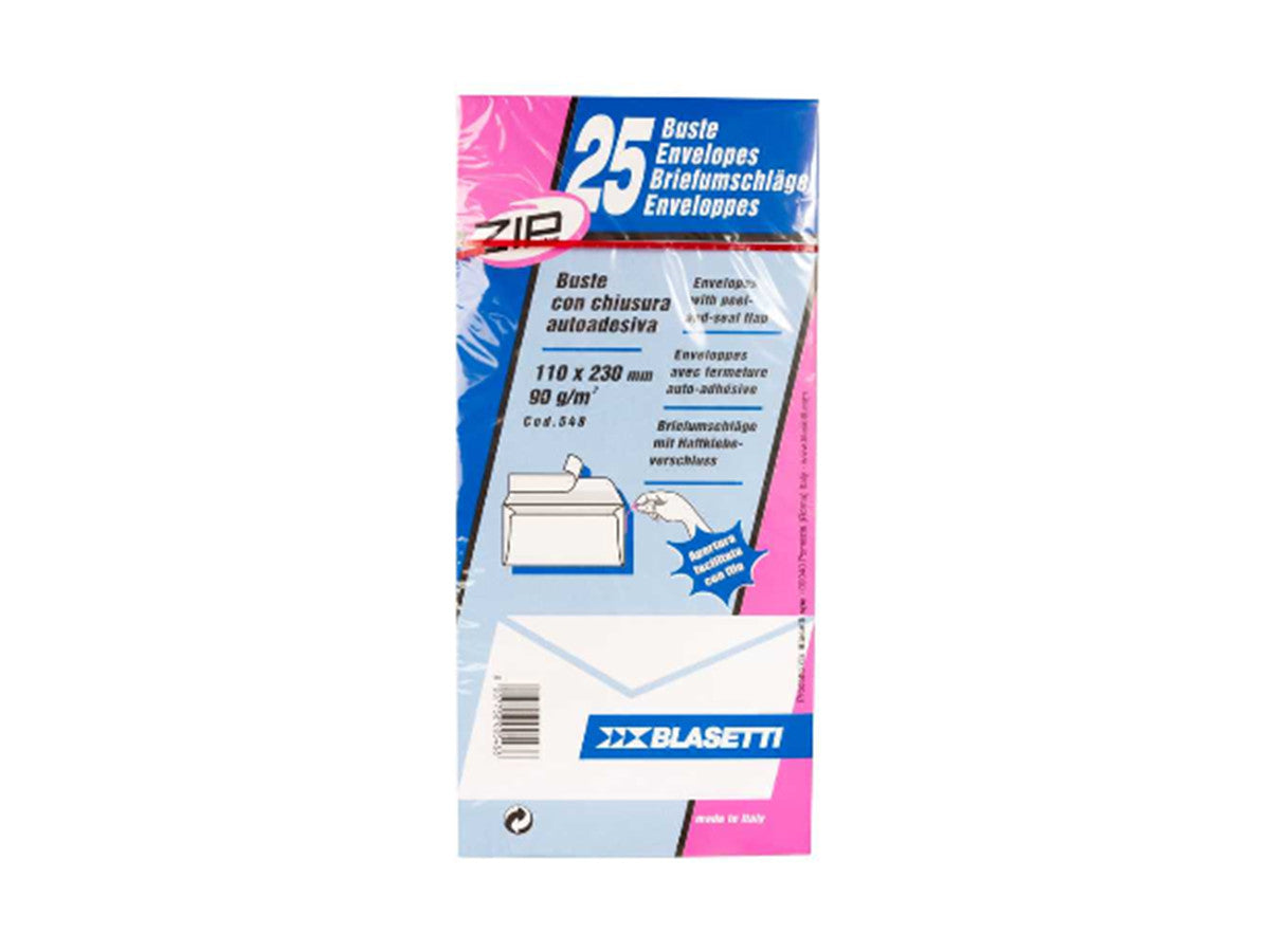 BUSTA MAILPACK 11X23 STRIP ZIP  CONF.25PZ