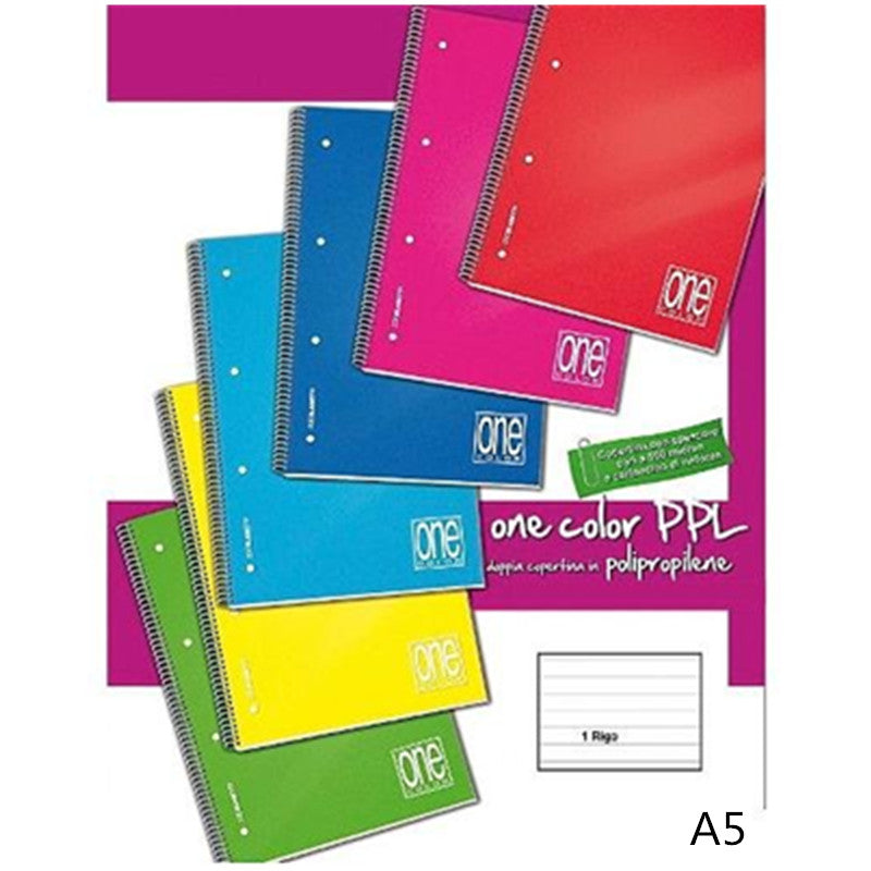 QUAD.BLASETTI ONE COLOR S PIR. C/FORI PPL 1R   A5