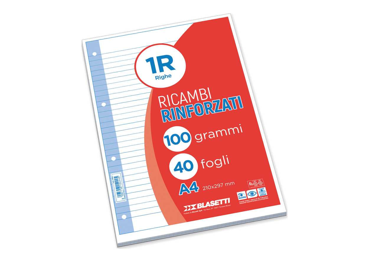 REFIL ANELLO PROTOCOLLO GR.100 RINFORZATO 1R