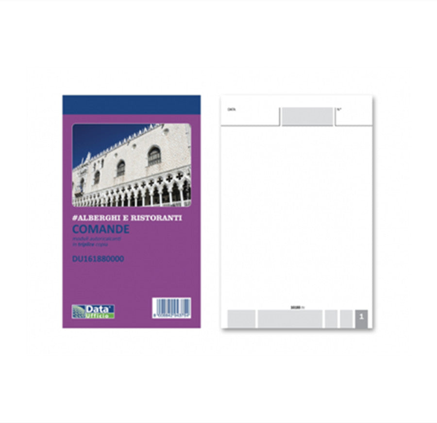 BLOCCO COMANDE 3 COPIE 10X16