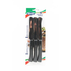 SET 6 COLTELLI TAVOLACOLORE NERO