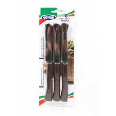 SET 6 COLTELLI TAVOLACOLORE MARRONE
