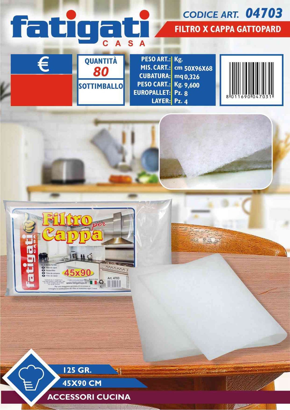 FILTRO X CAPPA CT/100